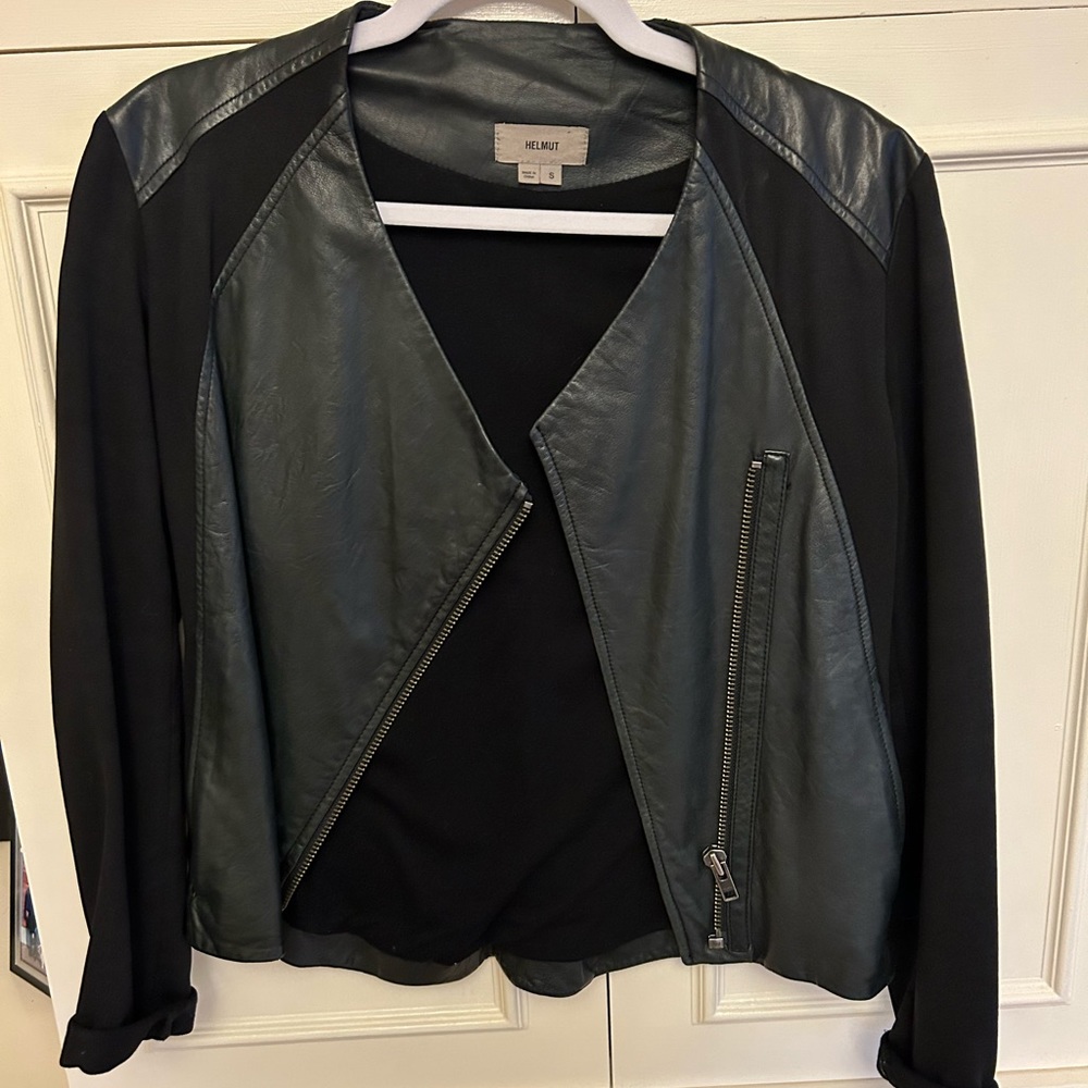 Helmut Lang Leather biker jacket